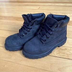 Timberland Boots Toddler Black Size 10 Waterproof Leather
